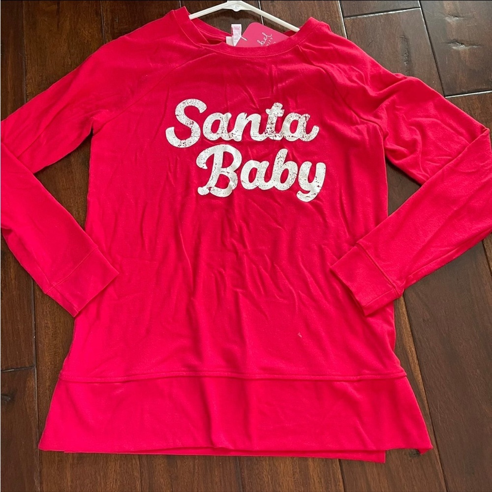 NEW Isabel Maternity ‘SANTA BABY’ Long Sleeve Top